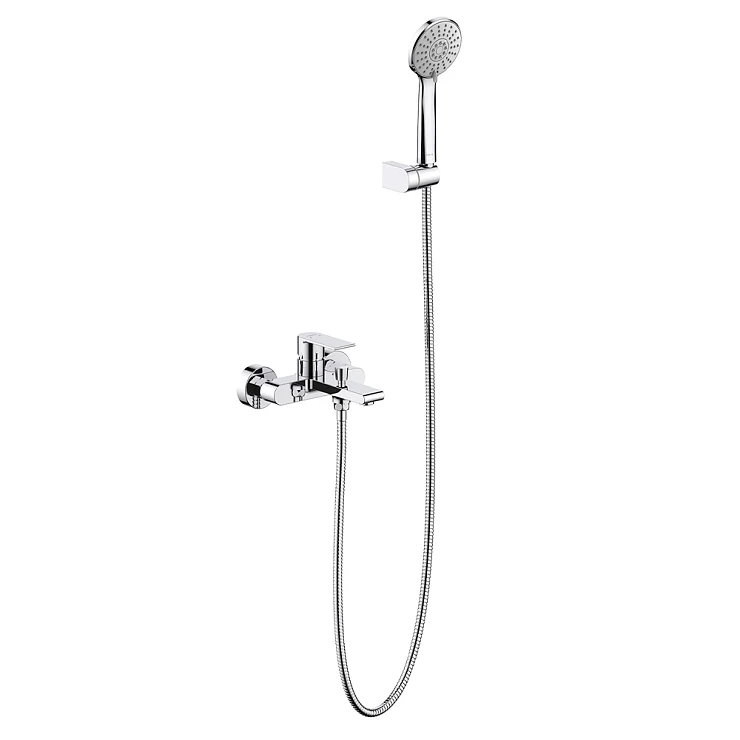 Смеситель для ванны с душем Aquatek Лира AQ1449CR хром