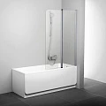 Шторка на ванну Ravak Chrome CVS2-100 P (7QRA0100Z1) (правая) профиль Белый стекло прозрачное