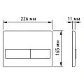 Кнопка смыва Berges Novum L2 040012 хром матовая