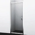 Душевая дверь в нишу Wasserkraft Salm 100см 27I12 профиль хром, стекло прозрачное