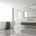 Керамогранит Global Tile Lonic 120x60 GT120603803PR белый