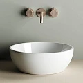 Раковина накладная Ceramica Nova Element CN6021 белая глянцевая