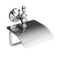 Держатель туалетной бумаги Art&Max Bohemia AM-E-4283-Cr с крышкой, хром
