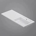 Тумба с раковиной AM.PM X-Joy 60 R под узкую стиральную машину, белая