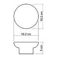 Мыльница Wasserkraft Rurh С185 белая глянцевая