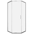 Душевой уголок Bravat Line 90x90см BS090.6115A профиль хром, стекло прозрачное