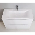 Тумба с раковиной BelBagno Marino 90 белая глянцевая