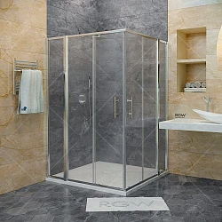 Душевой уголок RGW Hotel HO-311 120x120см 030631122-11 профиль хром, стекло прозрачное