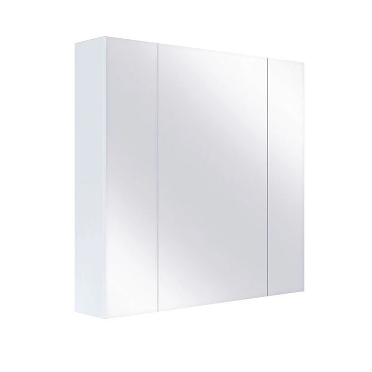 Зеркальный шкаф подвесной SanStar Универсальный 80 для ванной комнаты белый
