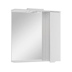 Зеркальный шкаф подвесной SanStar Bianca 80 для ванной комнаты белый