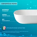 Раковина накладная Ceramica Nova Element CN6009 белая глянцевая