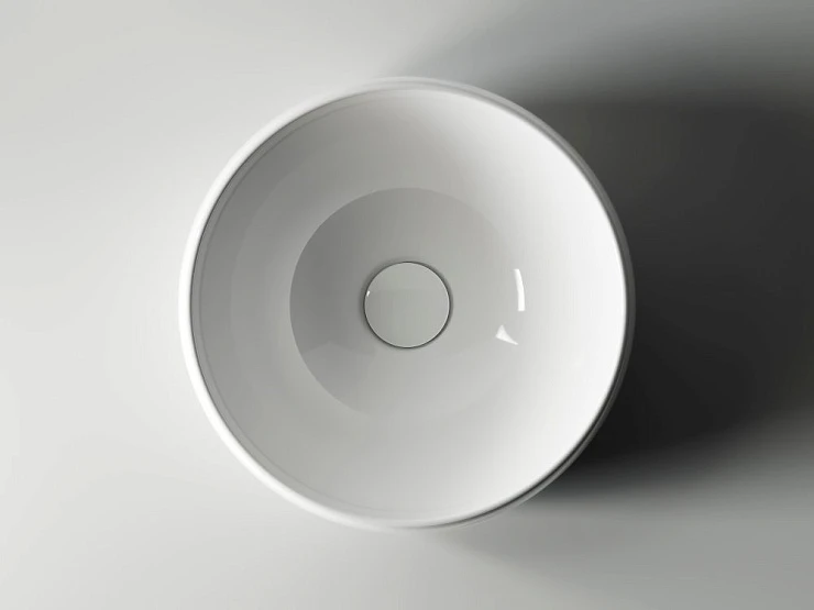 Раковина накладная Ceramica Nova Element CN6001 белая глянцевая