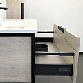 Тумба с раковиной Comforty Бонн 90 00-00001949CF дуб дымчатый