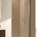 Душевая дверь в нишу Cezares Eco 65см ECO-(O)-B-1-65-Р-Cr профиль хром, стекло текстурное