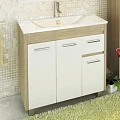 Тумба с раковиной Comforty Тулуза 90 00004152036CF сосна лоредо