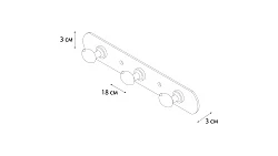 Крючок Fixsen Equipment FX-1413 хром