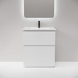 Тумба с раковиной Sancos Folk Floor 70 напольная, Bianco