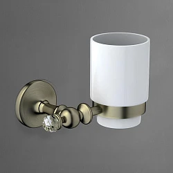 Стакан Art&Max Antic Crystal AM-E-2668SJ-Br белый / бронза
