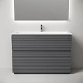 Тумба под раковину Sancos Folk Floor 120 FL120FGS напольная, Grey soft