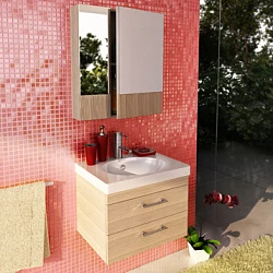 Тумба с раковиной Comforty Ницца 60 00004136348CF сосна лоредо