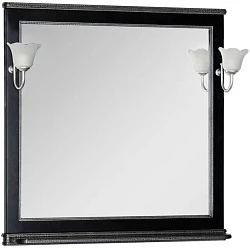 Зеркало Aquanet Валенса 100 180297 черный/серебро
