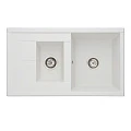 Кухонная мойка Aquaton Делия 87 87х22х51см 1A716232DE240 белая глянцевая