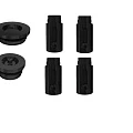 Полотенцесушитель водяной Aquatek Вега П7 50х60 AQ DR0760BL черный муар