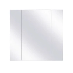 Зеркальный шкаф подвесной SanStar Универсальный 90 для ванной комнаты белый