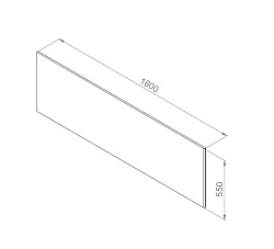 Экран AM.PM Inspire 2.0 180x80 W52A-180-080W-P белый