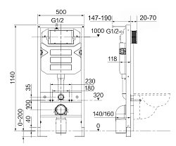 Система инсталляции для унитазов Ceramica Nova Envision Flat CN1002B с кнопкой черная матовая