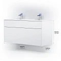 Тумба с раковиной AM.PM Inspire 2.0 120 белый матовый