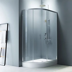 Душевой уголок AM.PM Like 120x80см W83G-302U120CT64 профиль матовый хром, стекло прозрачное
