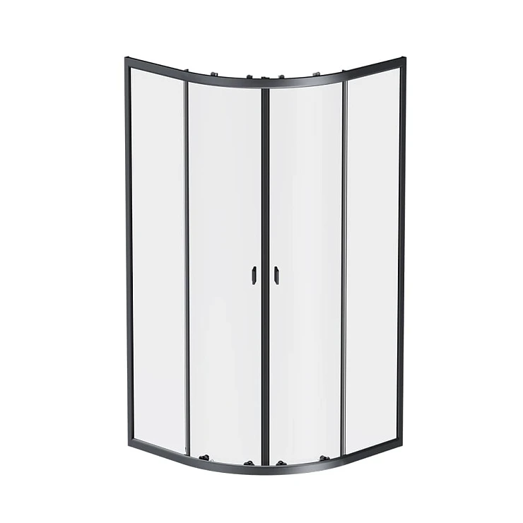 Душевой уголок AM.PM X-Joy 90x90см W88G-205-090BT профиль черный, стекло прозрачное
