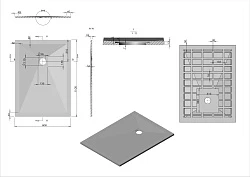 Душевой поддон Vincea 110х80см VST-4SR8011W белый