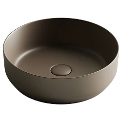 Раковина накладная Ceramica Nova Element CN6022MDB коричневый матовый