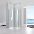Душевой уголок Black&White Stellar Wind S301-1000 100x100см 3011010 профиль хром, стекло прозрачное
