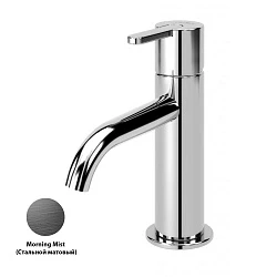 Смеситель для раковины Cezares Leaf LEAF-LSM2-MM стальной матовый