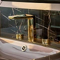 Смеситель для раковины Boheme Venturo 150-G-DIAMOND золото
