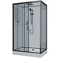 Душевая кабина Niagara Premium 120х80см NG-6912-01QL профиль черный