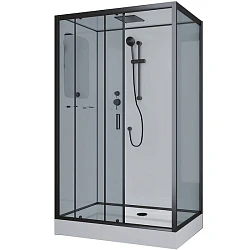 Душевая кабина Niagara Premium 120х80см NG-6912-01QL профиль черный