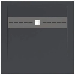 Душевой поддон Allen Brau Infinity 90x90см 8.21001-AM серый