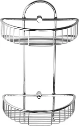 Полка Bemeta Cytro 146208242 2-ярусная, хром