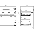 Тумба под раковину BelBagno Marino 70 MARINO-H60-700-2C-SO-BL-P белая глянцевая
