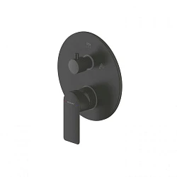 Смеситель встраиваемый для душа Bravat PB8369402BW-2-ENG черный