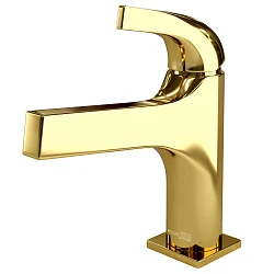 Смеситель для раковины Wasserkraft Sauer 7103 золото