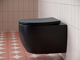 Унитаз подвесной Ceramica Nova Play CN3001MB черный матовый