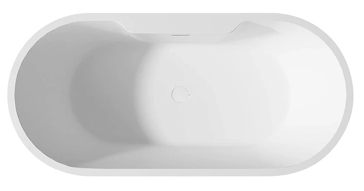 Акриловая ванна ABBER 160x80 AB9299-1.6 белая глянцевая