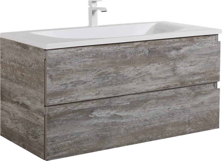 Тумба с раковиной Cezares Molveno 100 legno grigio