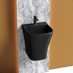 Раковина подвесная Ceramica Nova DION CN6067MB черная матовая