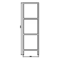 Стеллаж Comforty Мальме 40 00-00000826CF дуб дымчатый